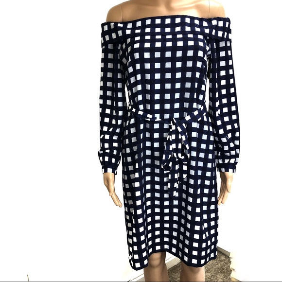 Banana Republic New XS Navy blue white dress  #3 - Picture 2 of 8